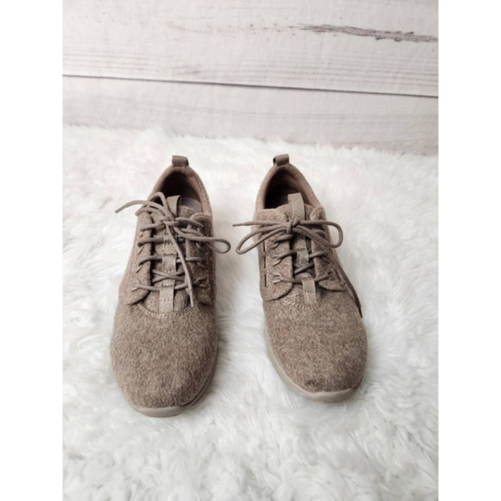 Earth Womens Scenic Quartz Fashion Sneakers Shoes‎ Beige Taupe Lace Up Fabric 8M